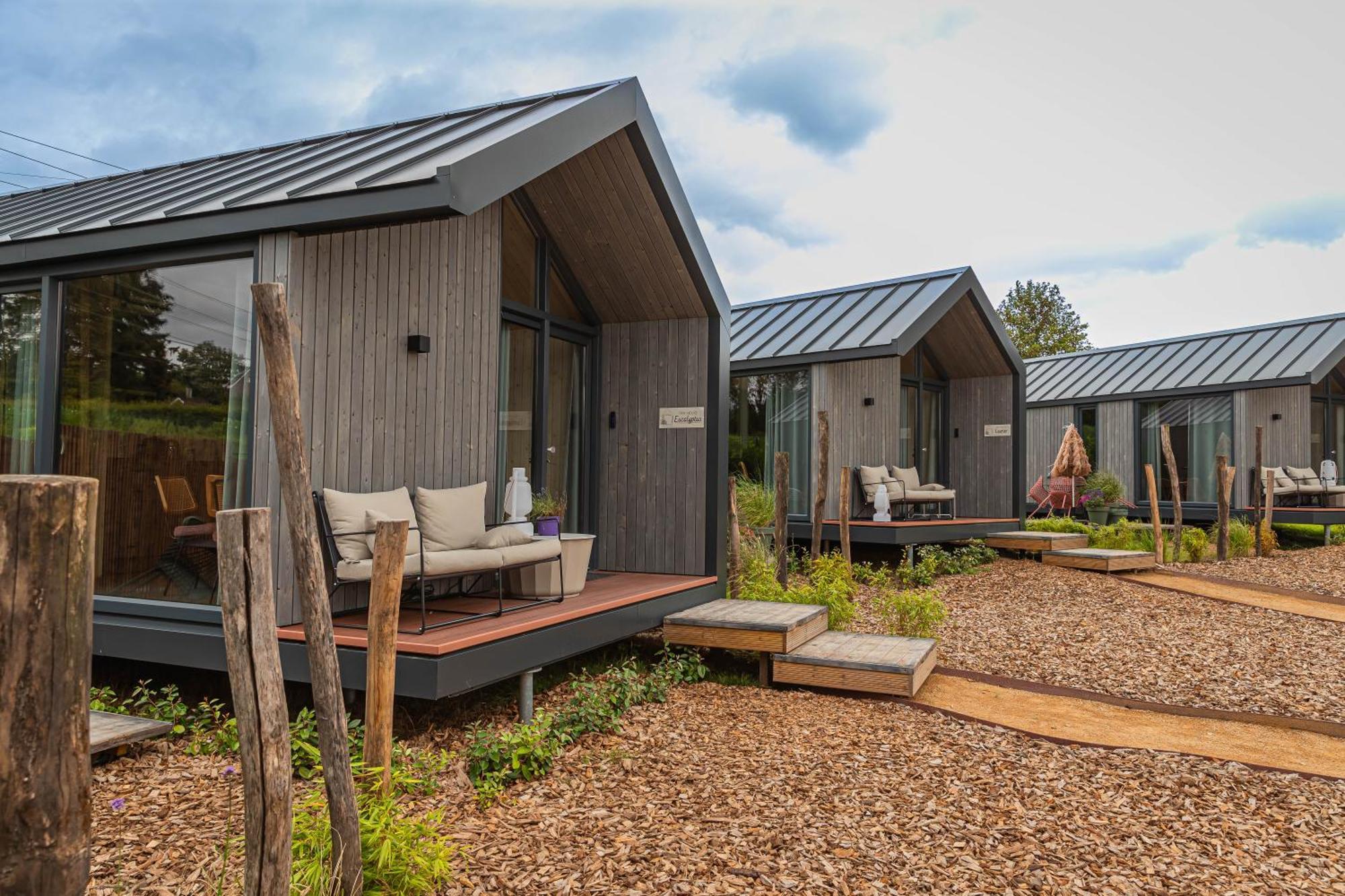 Vila Tinyhouse Luxe Met Hottub Meerssen Exteriér fotografie